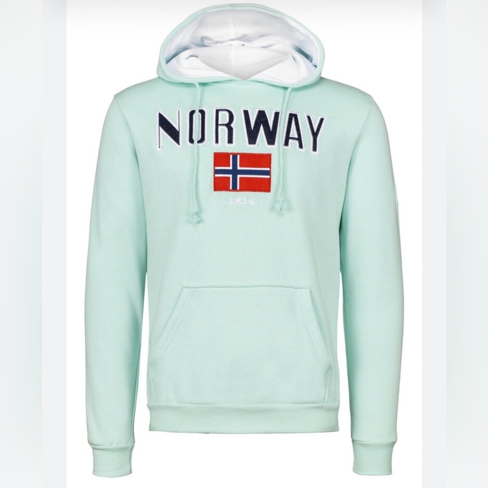Norway hoodie light green